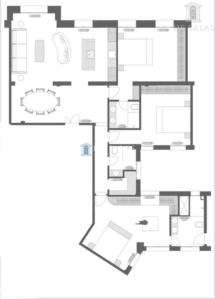 Impresionante piso recién reformado en calle Alcalá