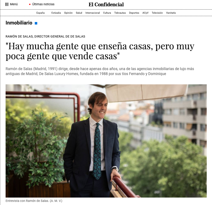 «Hay mucha gente que enseña casas, pero muy poca gente que vende casas»